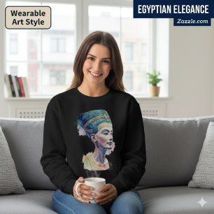 T-shirt de l'aquarelle Queen Nefertiti - Art égypt