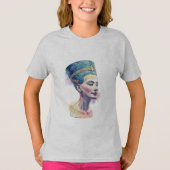 T-shirt de l'aquarelle Queen Nefertiti - Art égypt (Devant)