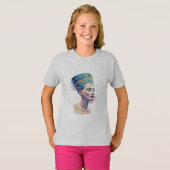 T-shirt de l'aquarelle Queen Nefertiti - Art égypt (Devant entier)
