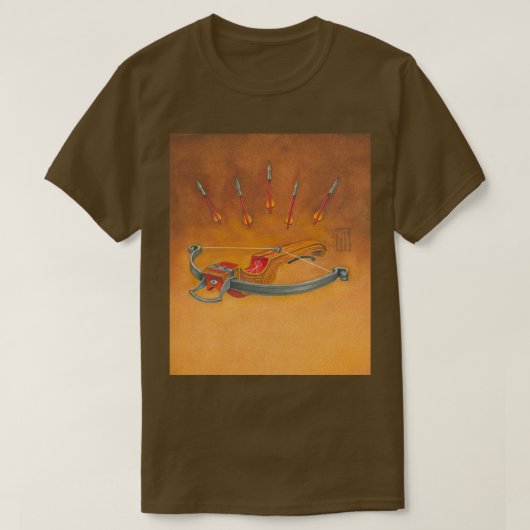 T-Shirt de l'arbalète à vraie vue (Design devant)
