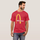 T-shirt de l'arc du Missouri (Devant entier)
