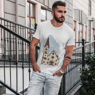 T-shirt de l'architecture de l'église