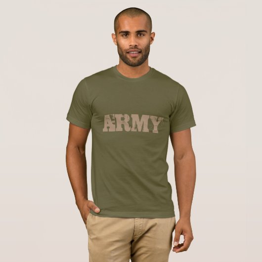 T-shirt de l'armée (Devant entier)