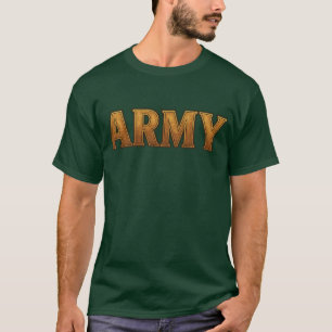 T-shirt de l'armée américaine avec "ARMÉE" en gras