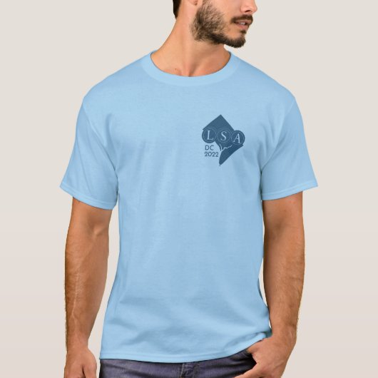 T-shirt de l'assemblée annuelle de la LSA 2022 ave (Devant)