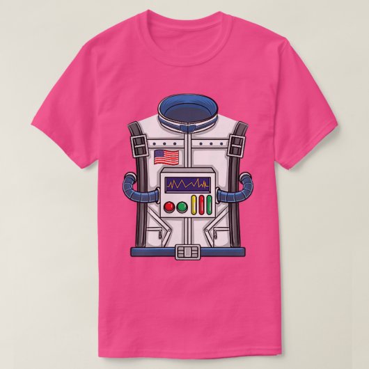 T-shirt de l'astronaute Costume d'Halloween (Design devant)
