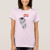 T-shirt de l'astronaute lesbienne (Devant)