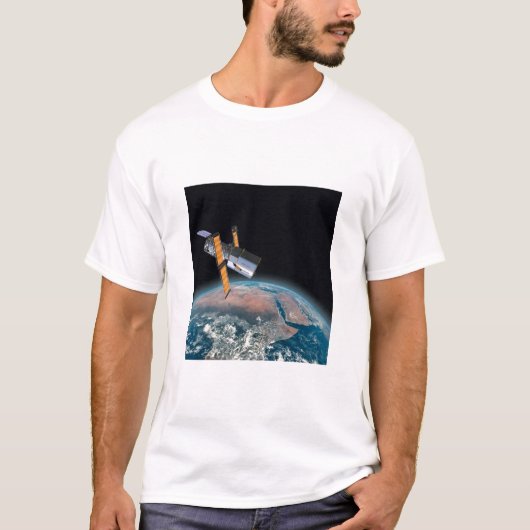 T-shirt de l'astronomie des hommes de télescope (Devant)