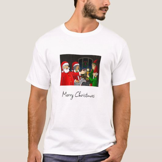 T-shirt de l'atelier du Père Noël (Devant)