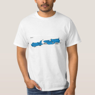 T-shirt de l'Australie d'oiseau bleu double