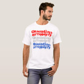 T-shirt de l'autorité V de question (Devant entier)