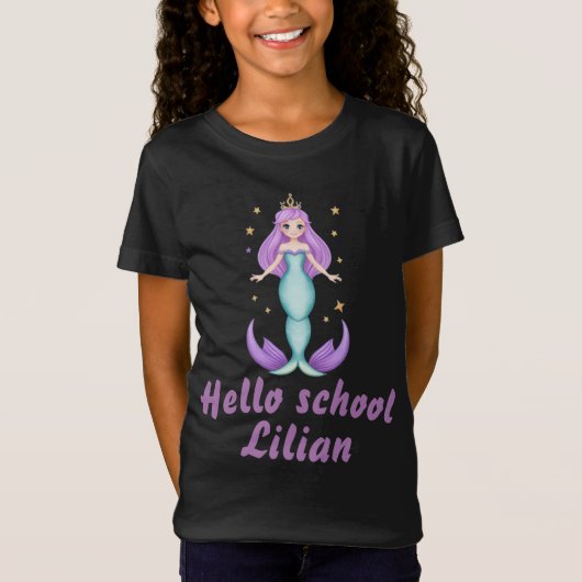 T-shirt de l'école Bonjour (Devant)