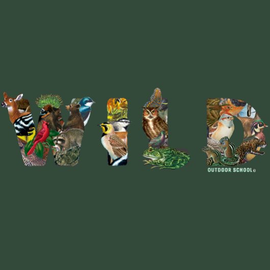 T-shirt de l'école extérieure (Hunter Green)