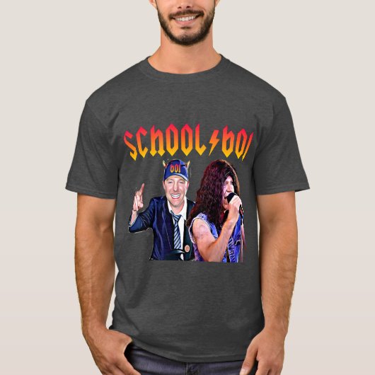 T-shirt de l'école pour hommes (Devant)