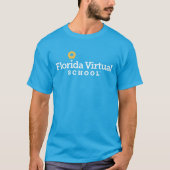 T-shirt de l'école virtuelle de Floride (Turquoise (Devant)
