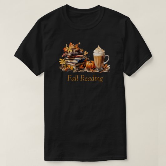 T-Shirt De Lecture Automne (Design devant)