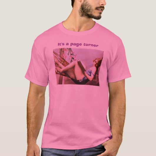 T-shirt de lecture d'été (Devant)