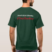 T-shirt de l'éducateur (vert) (Dos)