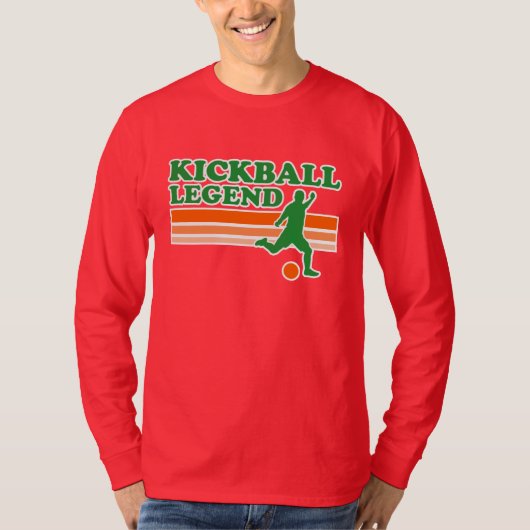 T-shirt de légende de Kickball (Devant)