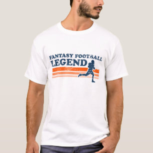 T-shirt de légende du football d'imaginaire