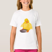 T-shirt de l'enfant de canard jaune (Devant)