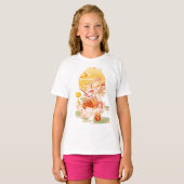 T-shirt de l'enfant Golden Moon Harmony (Devant entier)