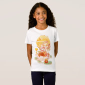 T-shirt de l'enfant Golden Moon Harmony (Devant entier)