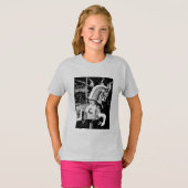T-shirt de l'enfant 'Le Cheval Roi' (Devant entier)