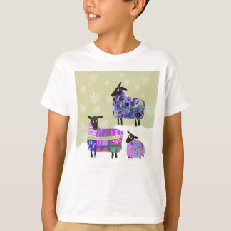 T-shirt de l'enfant Sheep d'hiver