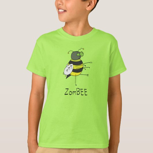 T-shirt de l'enfant ZomBEE Zombie Bee Boy (Devant)