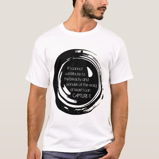 T-Shirt de lentilles de caméra (Devant)