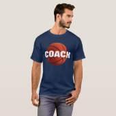 T-shirt de l'entraîneur de basket-ball - Tee - shi (Devant entier)