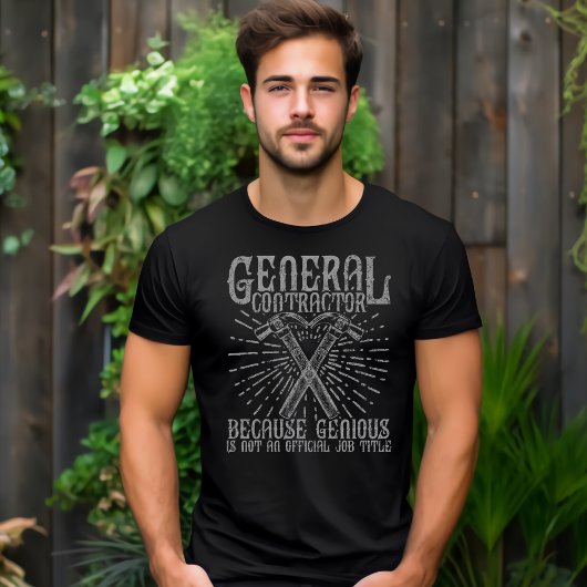 T-shirt de l'entrepreneur général