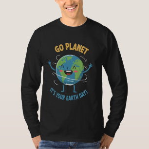 T-shirt De l'environnement sensibilisation Go Planet! C'es