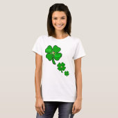 T-shirt de leprecon de trèfle de feuille de la (Devant entier)