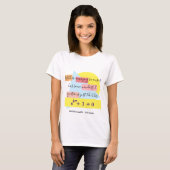 T-shirt de l'équation mathématique (Devant entier)