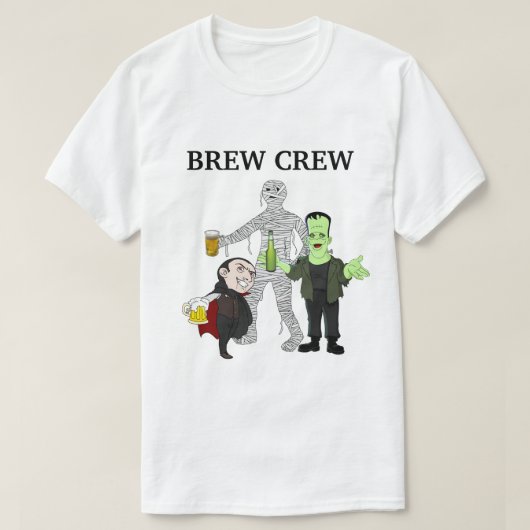 T-shirt de l'équipage de brasserie (Design devant)