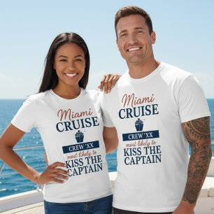 T-shirt de l'équipage de croisière de Miami embras