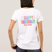 T-Shirt de l'équipe d'anniversaire (Dos)