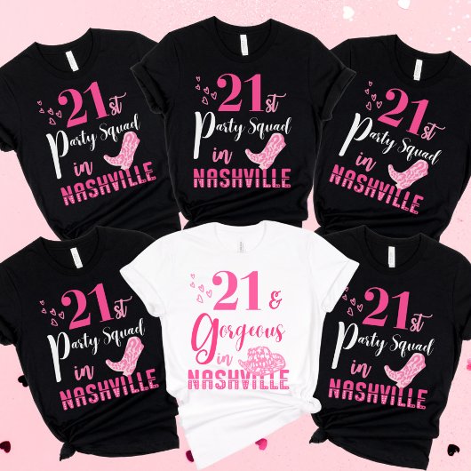 T-shirt de l'équipe d'anniversaire de Nashville 21