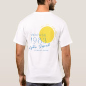 T-shirt de l'équipe de Cyd (Dos)