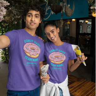 T-shirt de l'équipe de hachage de beignes personna