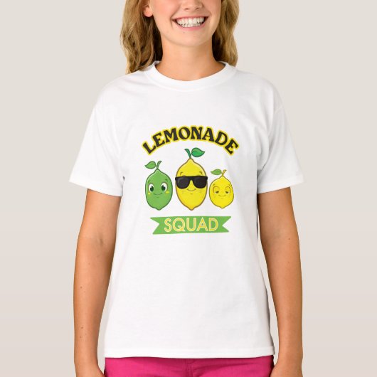 T-shirt de l'équipe de limonade (Devant)