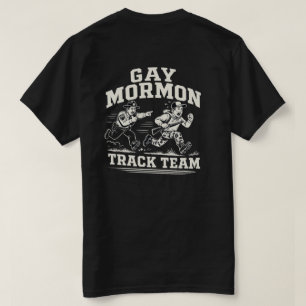 T-shirt de l'équipe de piste Gay Mormon