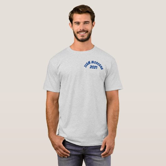 T-shirt de l'équipe Moderna (Devant entier)