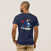 T-Shirt de l'équipe PBR Snowmbile Guy (Dos entier)