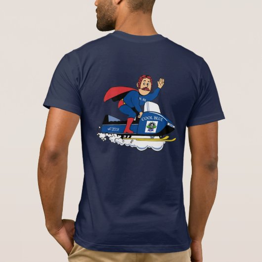 T-Shirt de l'équipe PBR Snowmbile Guy (Dos)