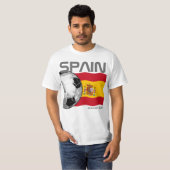 T-shirt de l'Espagne du football (Devant entier)