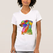 T-shirt de l'essayeur Labrador Retriever mignon et (Devant)