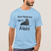 T-shirt de l'état de Funny en Alaska (Devant)